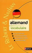 Couverture du livre « Allemand ; vocabulaire » de Florent Gabaude aux éditions Nathan