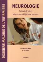 Couverture du livre « Dmi - neurologie. soins infirmiers dans les affections du systeme nerveux » de Prudhomme - Brun aux éditions Maloine