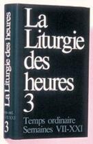 Couverture du livre « Liturgie des heures t 3 » de  aux éditions Mame