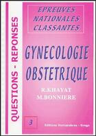 Couverture du livre « Qr gynecologie » de Khayat aux éditions Vernazobres Grego