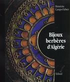 Couverture du livre « Bijoux Breberes D'Algerie » de Henriette Camps-Fabrer aux éditions Edisud