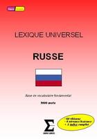 Couverture du livre « Lexique universel russe » de Christian Lassay aux éditions Sigma Livres