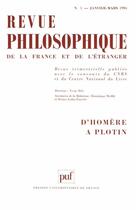 Couverture du livre « Revue Philosophique N.121 » de Revue Philosophique aux éditions Puf