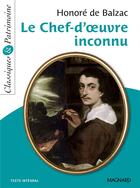 Couverture du livre « Le chef-d'euvre inconnu » de Honoré De Balzac aux éditions Magnard