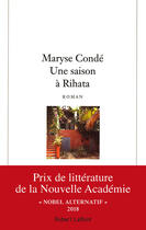 Couverture du livre « Une saison à Rihata » de Maryse Conde aux éditions Robert Laffont