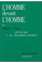 Couverture du livre « L'homme devant l'homme » de Maurice Pontet aux éditions Beauchesne