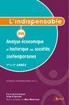 Couverture du livre « Analyse eco & hist des societes contemporaine ; l'indispensable » de Montousse aux éditions Breal