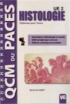 Couverture du livre « QCM du Paces ; histologie ; Tours » de Benoit Allignet aux éditions Vernazobres Grego