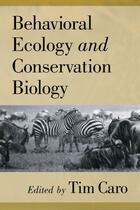 Couverture du livre « Behavioral Ecology and Conservation Biology » de Tim Caro aux éditions Oxford University Press Usa