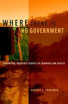 Couverture du livre « Where There is No Government: Enforcing Property Rights in Common Law » de Joireman Sandra F aux éditions Oxford University Press Usa