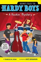 Couverture du livre « A Rockin' Mystery » de Franklin W. Dixon aux éditions Aladdin