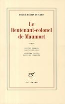 Couverture du livre « Maumort » de Roger Martin Du Gard aux éditions Gallimard