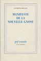 Couverture du livre « Manifeste de la nouvelle gnose » de Abellio/Hirsch aux éditions Gallimard (patrimoine Numerise)