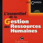 Couverture du livre « L'essentiel de la gestion des ressources humaines » de Laetitia Lethielleux aux éditions Gualino