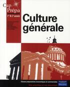 Couverture du livre « Culture générale pour prépas HEC » de  aux éditions Pearson