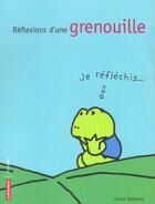 Couverture du livre « Reflexions d'une grenouille » de Kazuo Iwamura aux éditions Autrement