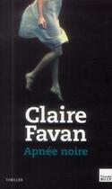 Couverture du livre « Apnée noire » de Claire Favan aux éditions Toucan
