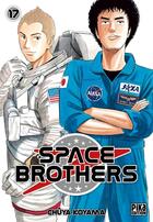 Couverture du livre « Space brothers Tome 17 » de Chuya Koyama aux éditions Pika