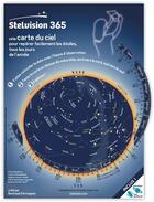 Couverture du livre « Stelvision 365 ; une carte du ciel pour repérer facilement les étoiles, tous les jours (9e édition) » de Bertrand D' Armagnac aux éditions Stelvision