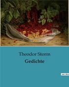 Couverture du livre « Gedichte » de Theodor Storm aux éditions Culturea