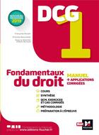 Couverture du livre « Dcg 1 - fondamentaux du droit - manuel et applications » de Ravat/Benchimol aux éditions Foucher