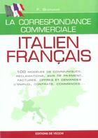 Couverture du livre « La correspondance commerciale italien-francais » de Gignami aux éditions De Vecchi