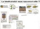 Couverture du livre « La biodiversité nous sauvera-t-elle ? » de Michel Huber aux éditions Educagri