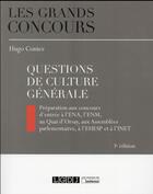 Couverture du livre « Questions de culture générale » de Hugo Coniez aux éditions Lgdj