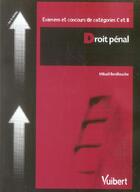 Couverture du livre « Droit penal » de Mikael Benillouche aux éditions Vuibert