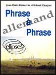 Couverture du livre « Phrase a phrase - allemand » de Demarche/Charpiot aux éditions Ellipses