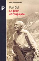 Couverture du livre « La Peur Et L'Angoisse » de Diel Paul aux éditions Payot