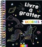 Couverture du livre « Mini livre a gratter licornes - ned » de Wilderich-Lang J. aux éditions Mineditions