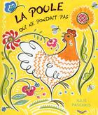 Couverture du livre « La poule qui ne pondait pas » de Julie Paschkis aux éditions Editions Du Genevrier