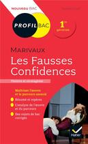 Couverture du livre « Les fausses confidences, de Marivaux » de Hubert Curial aux éditions Hatier
