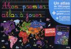 Couverture du livre « Mon atlas du monde » de David P. aux éditions Philippe Auzou