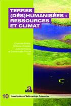 Couverture du livre « Terres (dés)humanisées : ressources et climat » de  aux éditions Academia