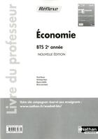 Couverture du livre « Economie bts 2e annee pochette reflexe bts livre du professeur » de Besson/Boyer aux éditions Nathan