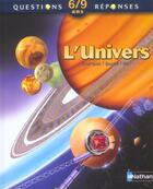 Couverture du livre « Univers » de Scott/Pass aux éditions Nathan