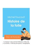 Couverture du livre « Réussir son Bac de philosophie 2024 : Analyse de l'Histoire de la folie de Michel Foucault » de Michel Foucault aux éditions Bac De Francais