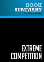 Couverture du livre « Summary: Extreme Competition : Review and Analysis of Peter Fingar's Book » de Businessnews Publishing aux éditions Political Book Summaries