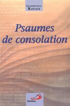 Couverture du livre « Psaumes de consolation » de Gianfranco Ravasi aux éditions Mediaspaul