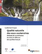 Couverture du livre « Qualite naturelle eaux souter. » de  aux éditions Brgm