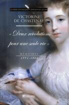 Couverture du livre « Victorine de Chastenay ; mémoires 1771-1855 » de Chastenay V D. aux éditions Tallandier