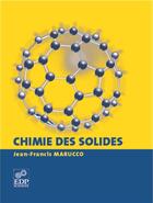 Couverture du livre « Chimie des solides » de Marucco J-F. aux éditions Edp Sciences