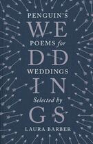 Couverture du livre « Penguin's Poems for Weddings » de Laura Barber aux éditions Penguin Books Ltd Digital