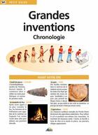 Couverture du livre « Grandes inventions : chronologie » de  aux éditions Aedis