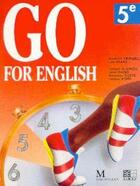 Couverture du livre « Go for english 5e » de  aux éditions Edicef