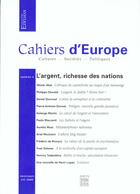 Couverture du livre « Cahiers d' europe n 4 » de  aux éditions Felin