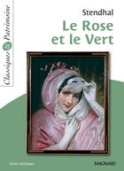 Couverture du livre « Le rose et le vert » de Stendhal aux éditions Magnard