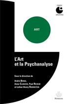 Couverture du livre « L'art et la psychanalyse » de  aux éditions Hermann